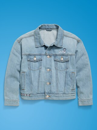 Old Navy x Disney Mickey Mouse Gender-Neutral Denim Trucker Jacket for Kids | Old Navy (US)
