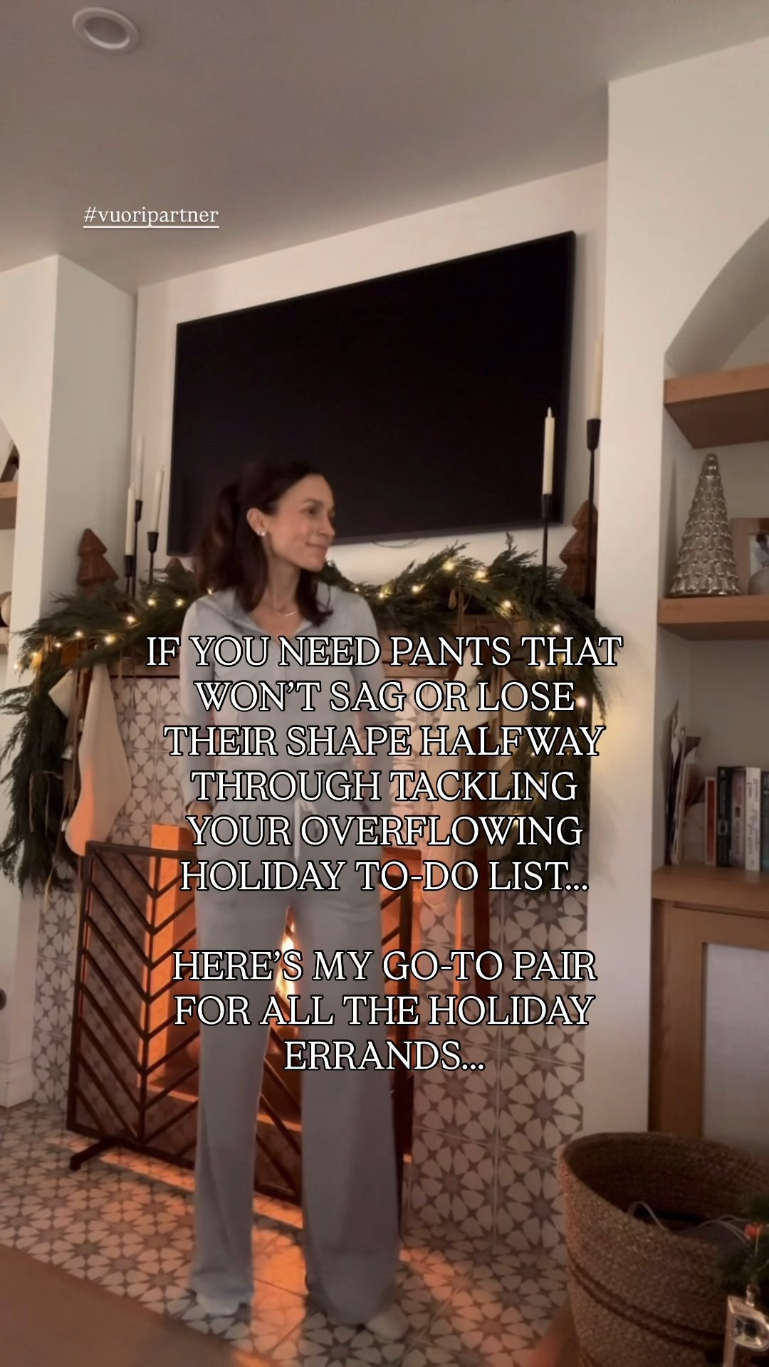 We have things to do this holiday season *and* zero time for pants that look like potato sacks by 10am... which is why I always reach for the Halo Essential Wideleg Pants from @vuoriclothing. I own them in multiple color options and wear them for traveling, running errands, and everyday life... they come in 3 inseam options (short, regular, and tall) and so many beautiful color options as well.

#vuoripartner 