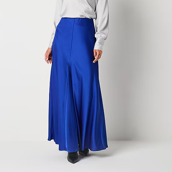 Worthington Womens Maxi Skirt, Color: Bold Blue - JCPenney | JCPenney