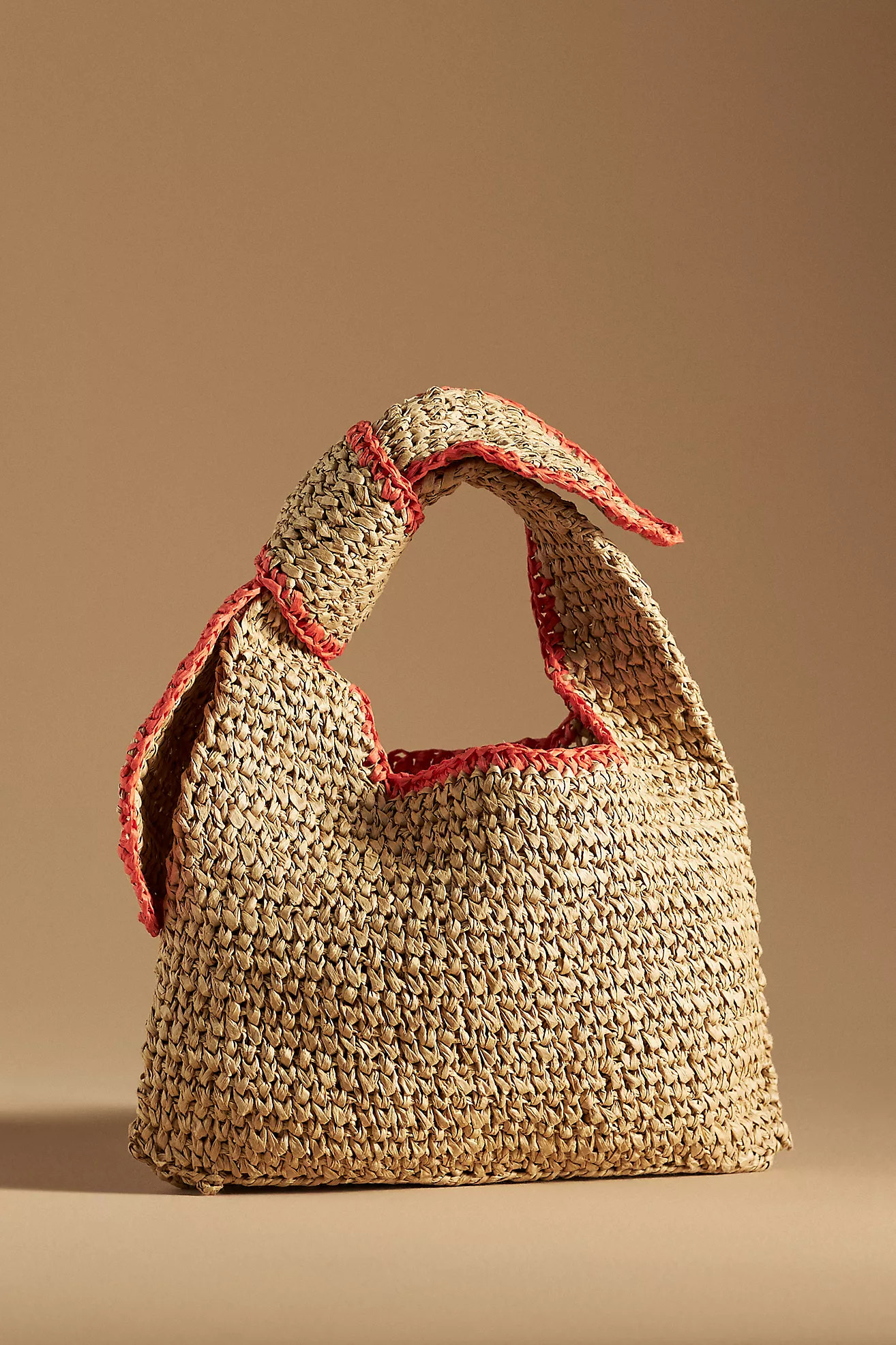 Mini Raffia Knotted Tote | Anthropologie (US)