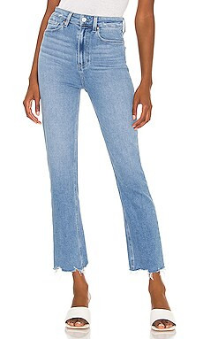 PAIGE Ultra High Rise Cindy Jean in Lovesong Distressed from Revolve.com | Revolve Clothing (Global)