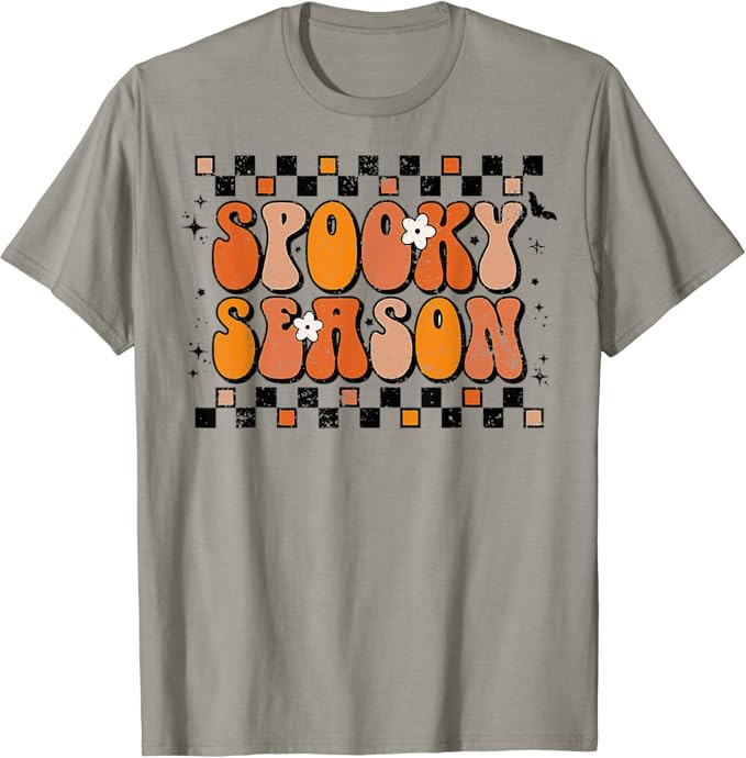 Retro Spooky Season Halloween Preppy Witch T-Shirt | Amazon (US)