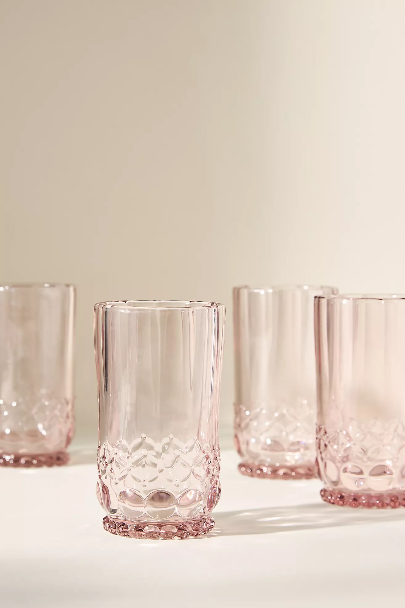 Savannah Glass Tumblers, Set of 4 | Anthropologie (US)