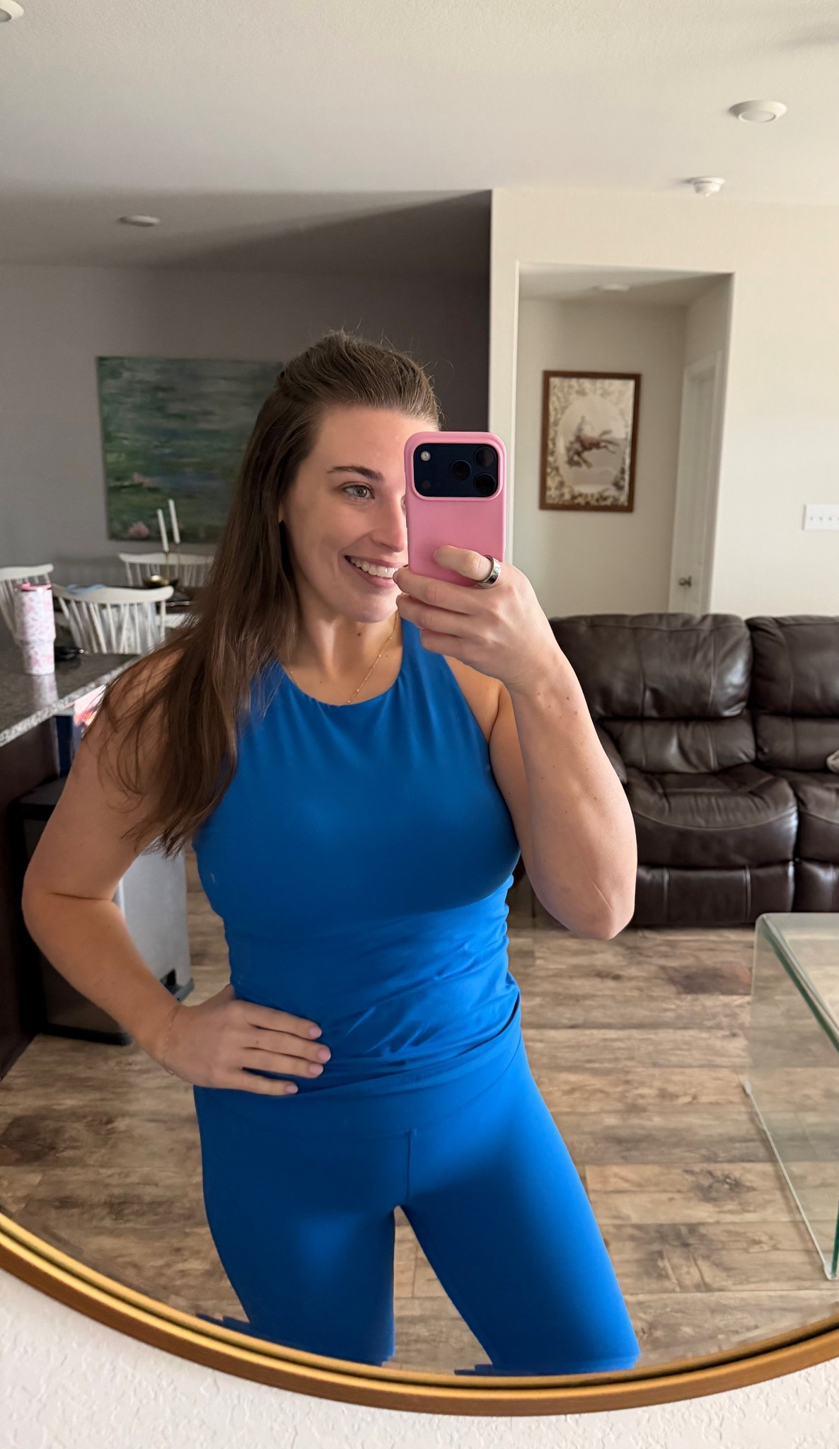 Comfy & Cute! This workout set is bright and perfect for spring activities. 💙🦋 #activewear #matchingset 

#LTKActive