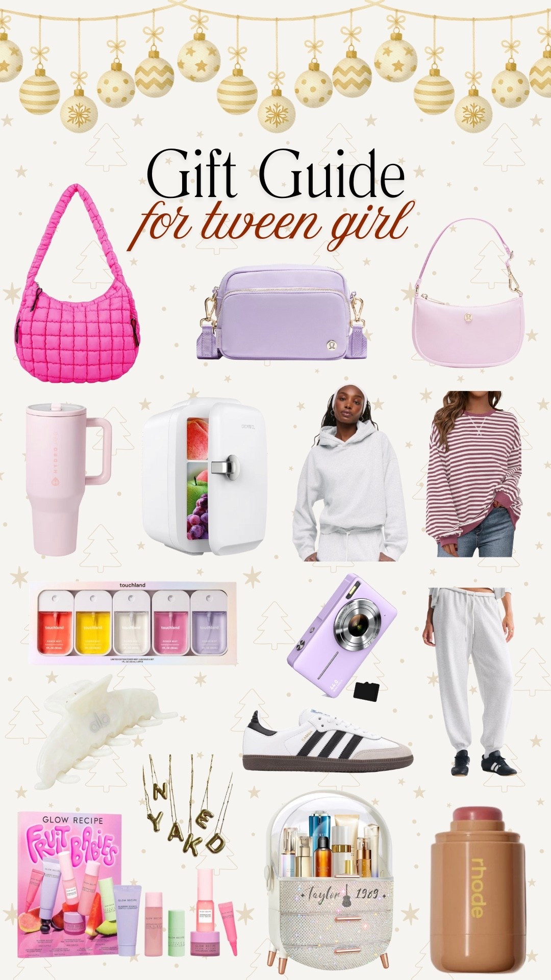 Gift guide for the tween girl 😚💌🎄✨


#LTKGiftGuide #LTKHoliday #LTKFindsUnder50