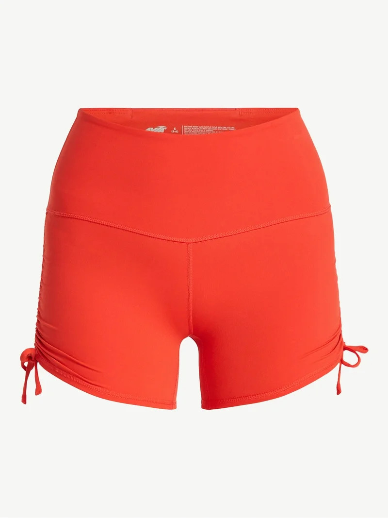 Avia Women's 4" Side Ruched Bike Shorts- Sizes XS-XXXL | Walmart (US)