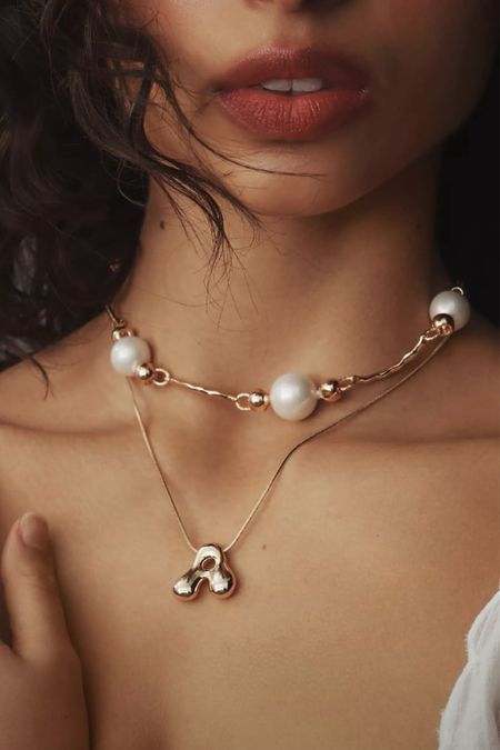 Bubble monogram necklace 
Mother’s day gift 

#LTKfindsunder100 #LTKstyletip #LTKSeasonal