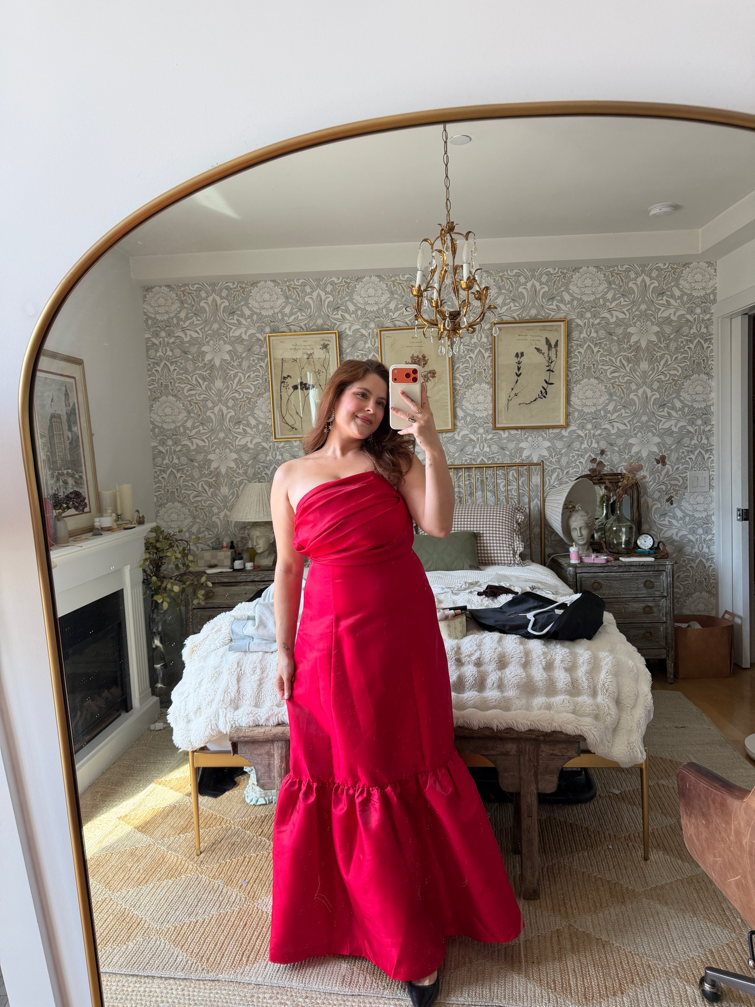 One should red dress maxi runs small size up! Lulus

#LTKWedding #LTKSeasonal #LTKMidsize