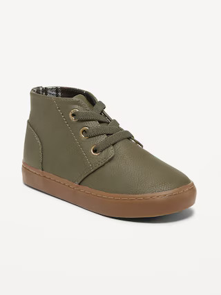 Faux-Leather Sneaker Boots for Toddler Boys | Old Navy (US)