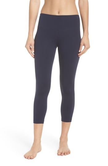 Women's Zella Live In Lite Crop Leggings, Size XX-Small - Blue | Nordstrom