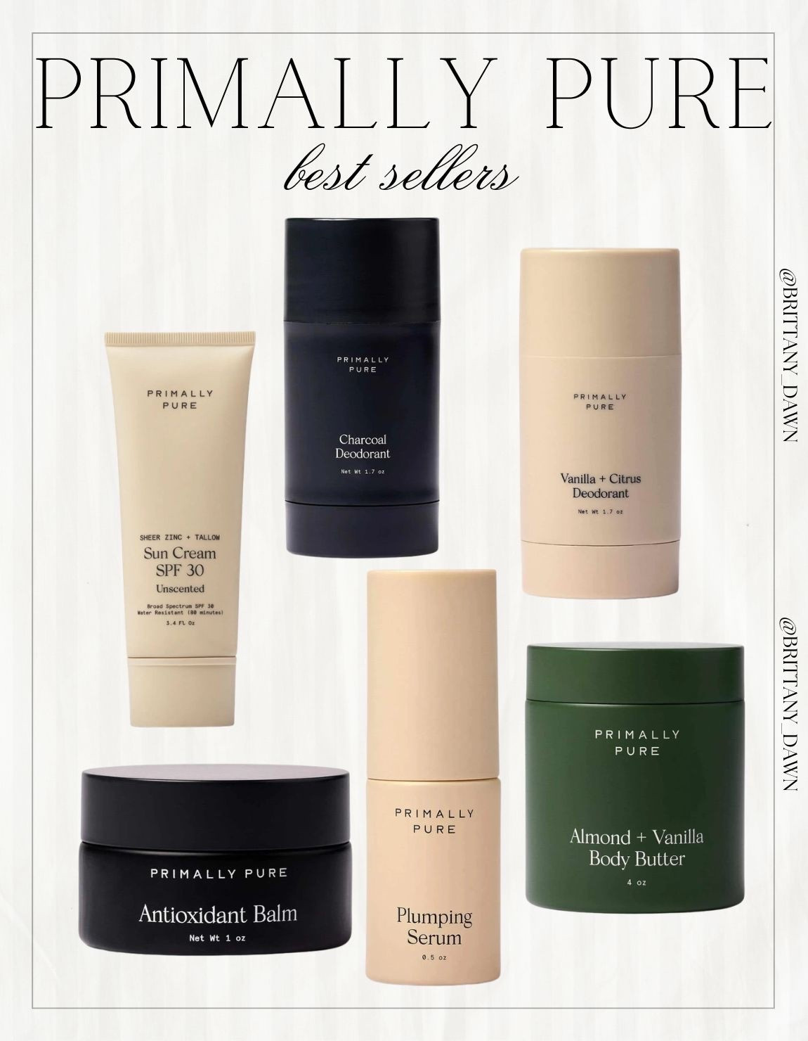 I’m obsessed with these natural skincare best sellers from Primally Pure! 🌿

From nourishing body butter and plumping serum to clean deodorants, SPF, and antioxidant balms, these products give your skin the ultimate healthy glow. ✨

#PrimallyPure #CleanBeauty #SkincareRoutine #NourishYourSkin #GlowySkin #SelfCareFavorites #LTKbeauty #LTKunder50 #LTKsalealert #LTKstyletip #BeautyFinds #OrganicSkincare

#LTKmorningroutine #LTKselfcare #LTKBeauty