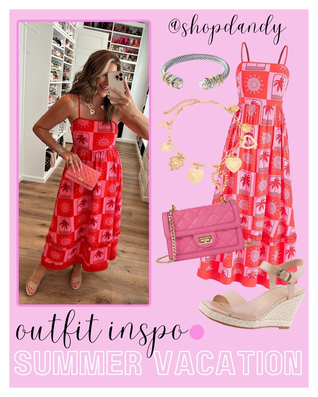 Brighten up the summer night in this look that’s perfect for a cruise, beach vacation or date night. All from Amazon!

Summer outfit, travel, vacation, maxi dress, farm rio, designer inspired

#LTKSeasonal #LTKTravel #LTKFindsUnder50