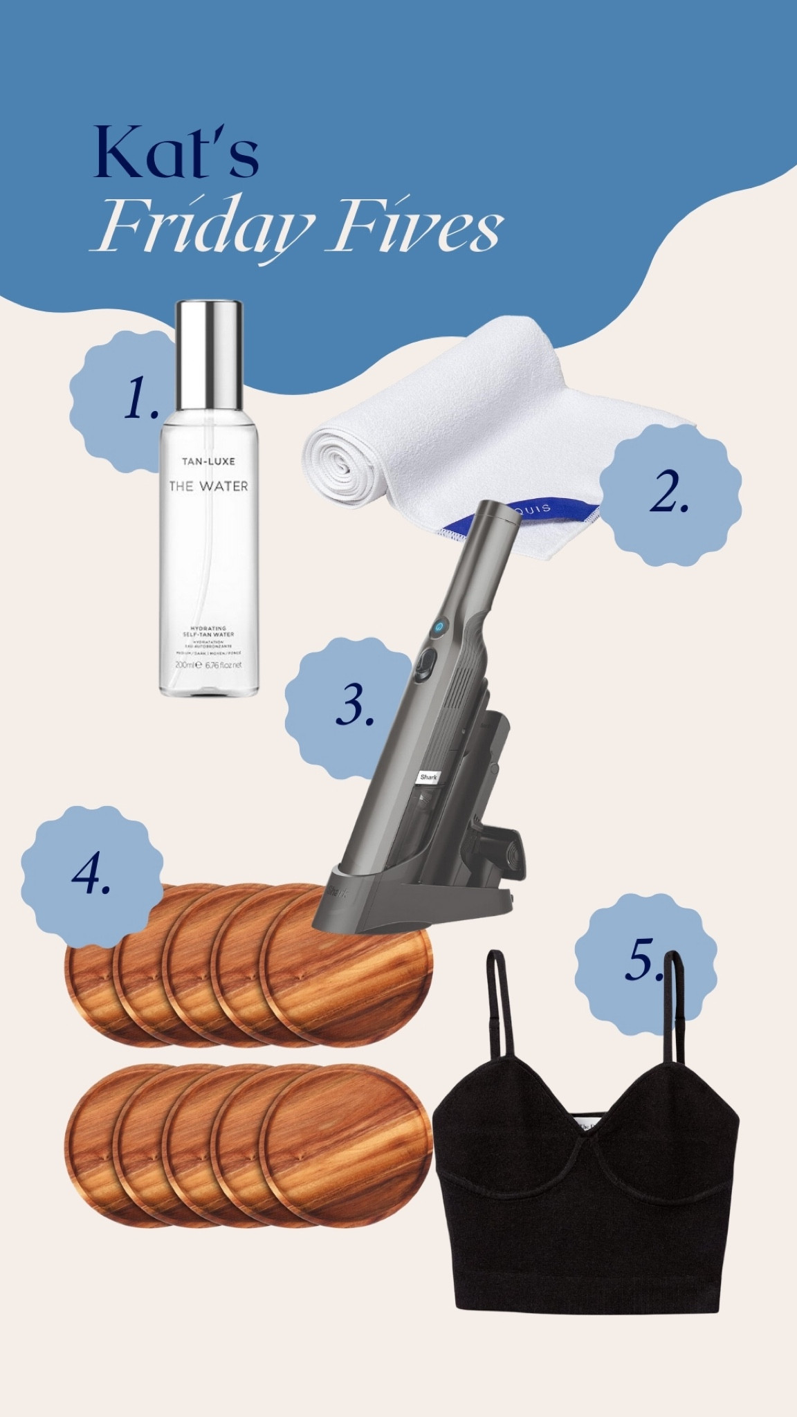 This week’s Friday Fives

#LTKBeauty #LTKFindsUnder100 #LTKStyleTip