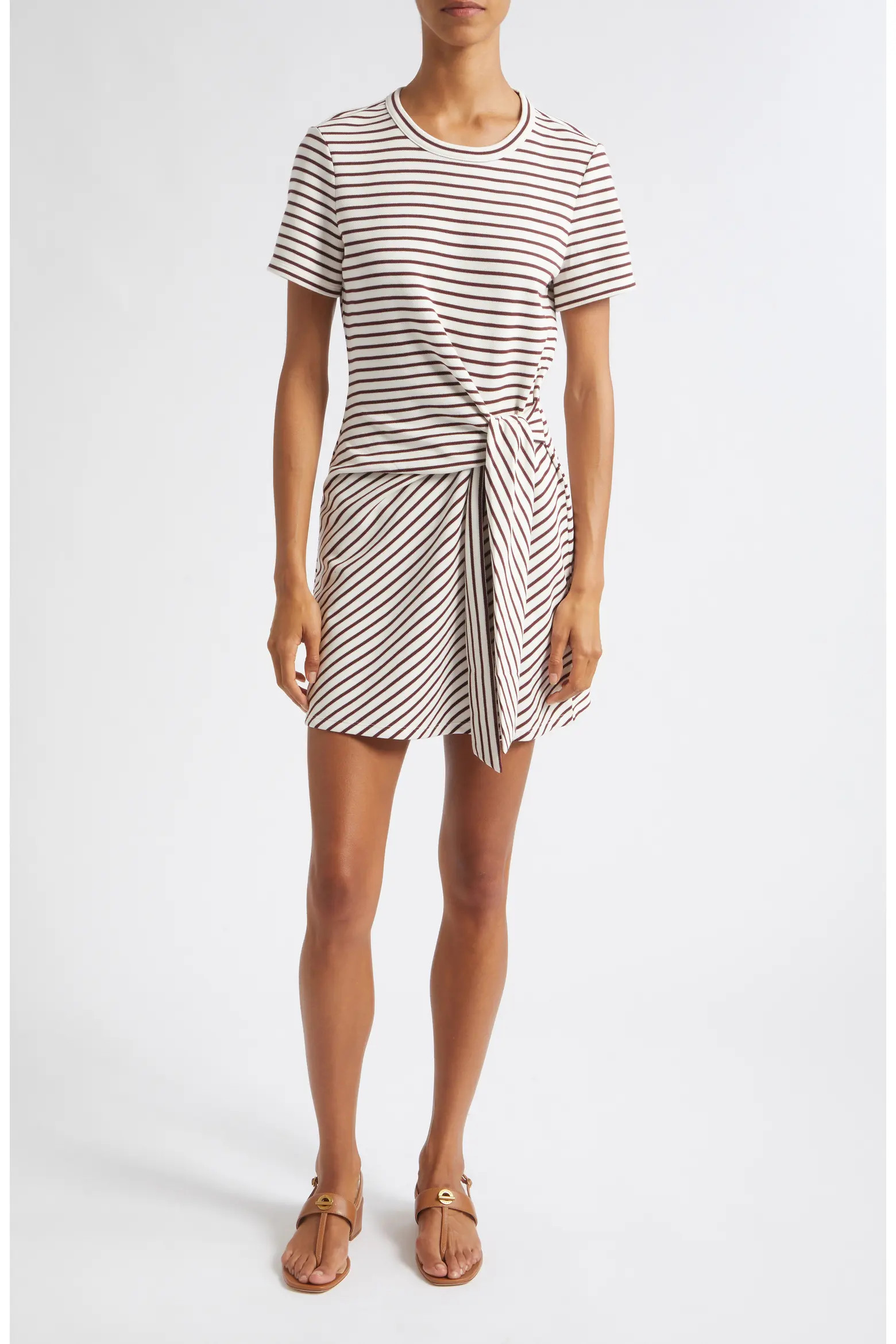 Elvaris Stripe Short Sleeve Minidress (Women) | Nordstrom | Nordstrom