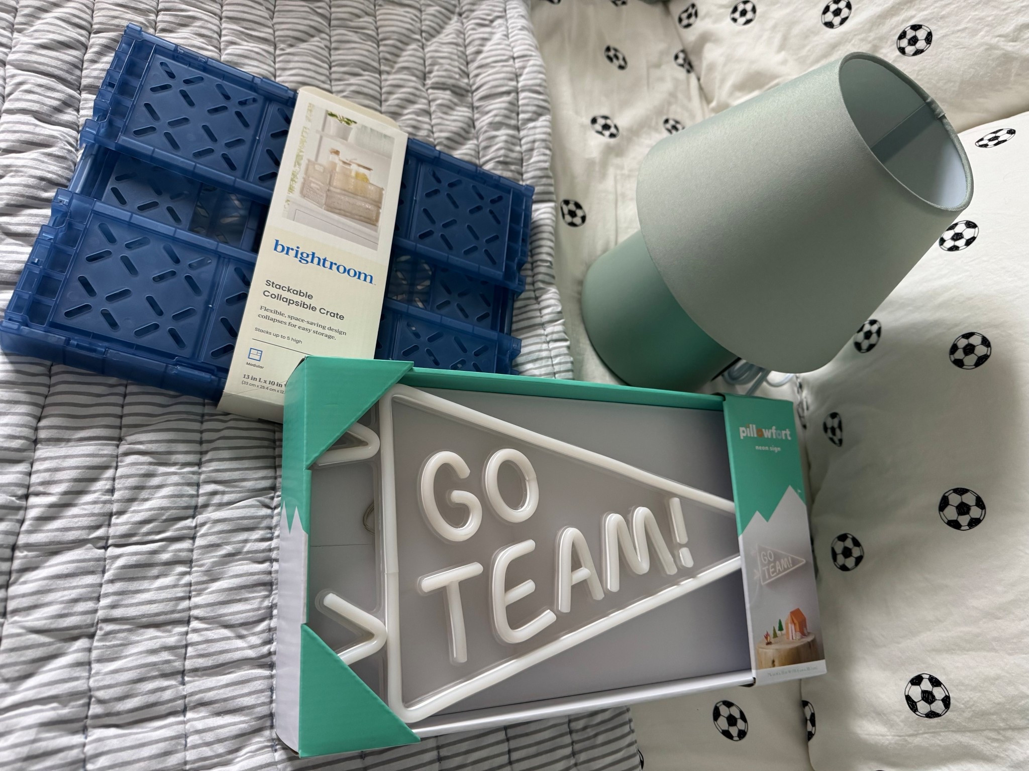 Little boys sports room 
Sport theme room
Target pillowfort
Bright room storage at target  

#LTKKids #LTKdayinmylife #LTKHome