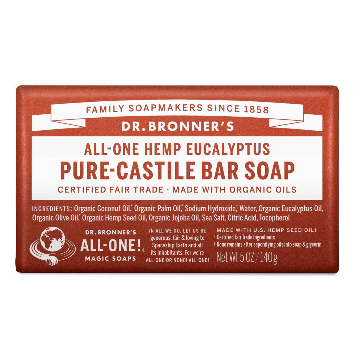 Dr. Bronner's Bar Soap Eucalyptus - 5oz | Target