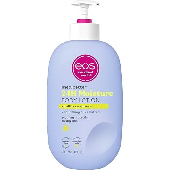eos Shea Better Body Lotion- Vanilla Cashmere, 24-Hour Moisture Skin Care, Lightweight & Non-Grea... | Amazon (US)