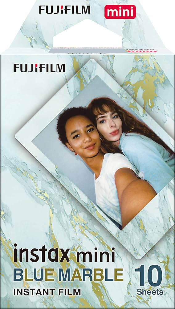 Fujifilm Instax Mini Filme Mármore Azul - 10 Exposições | Amazon (BR)