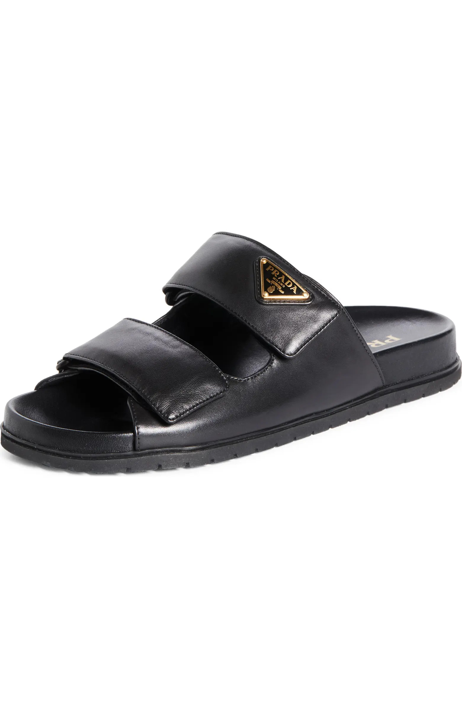 Prada Double Band Slide Sandal (Women) | Nordstrom | Nordstrom