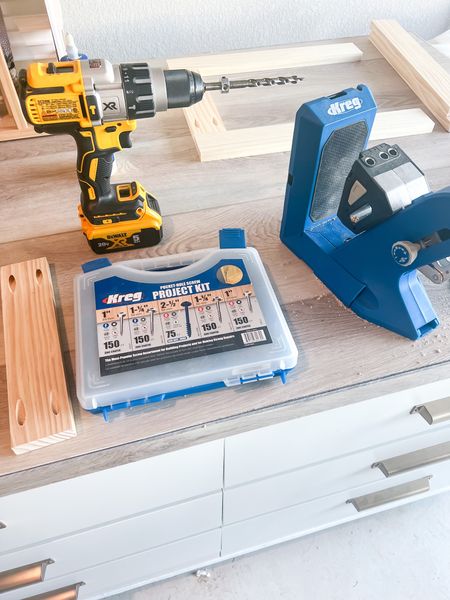 Kreg Jig - the easiest way to make pocket holes for your next project! 


DIY
Home improvement
Wood working 

#LTKhome #LTKunder100 #LTKfamily