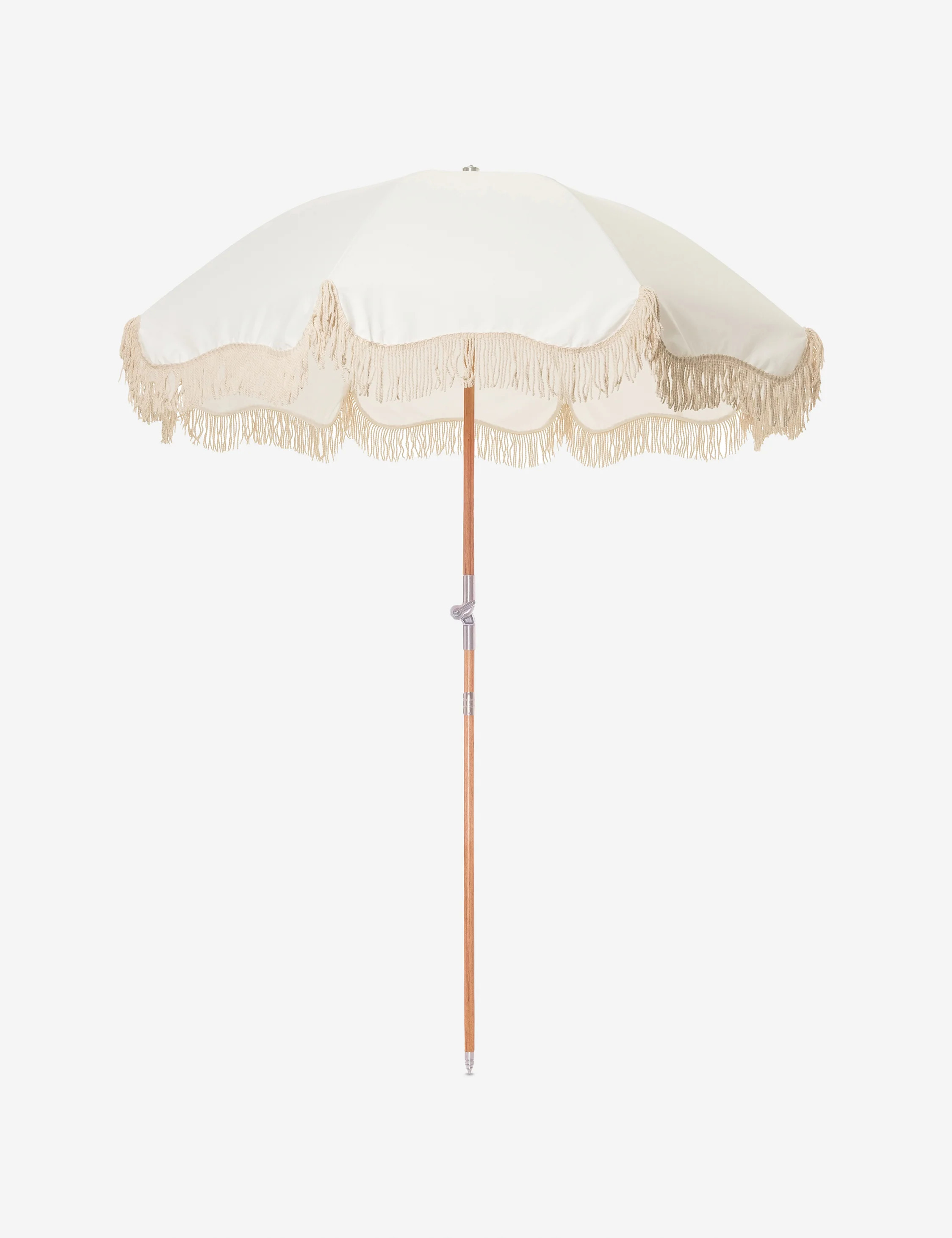 Premium Beach Umbrella by Business & Pleasure Co., Antique White | Lulu and Georgia 
