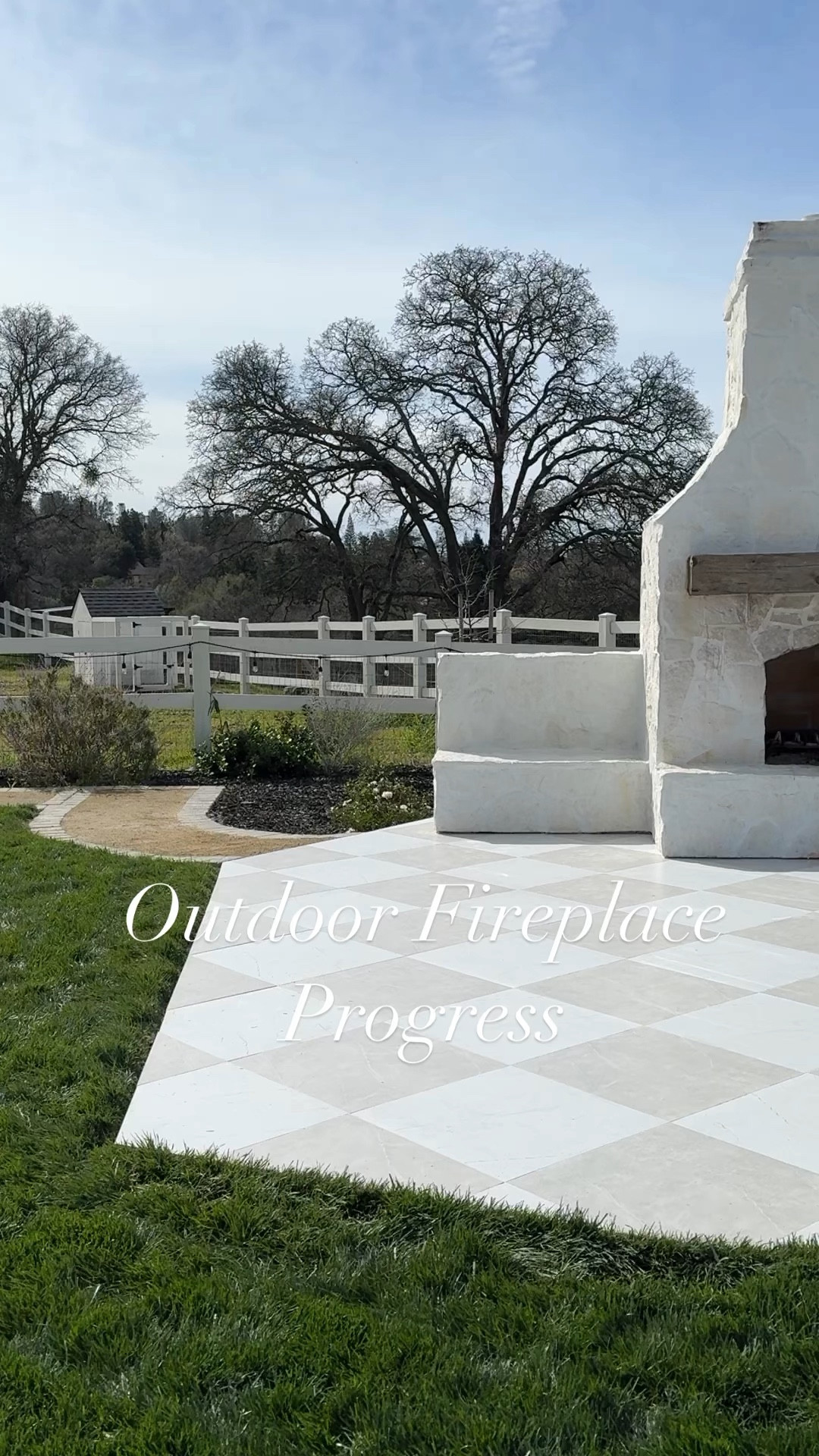 Outdoor fireplace tile is linked!  I used matte white and matte silver!

#LTKHome #LTKFamily