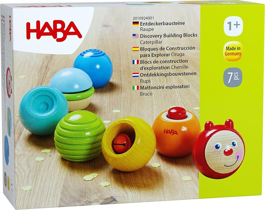 HABA Discovery Building Blocks CaterpillarHABA Discovery Building Blocks - Caterpillar: Wooden To... | Amazon (US)