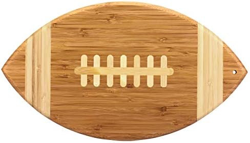 Totally Bamboo Football Shaped Bamboo Serving and Cutting Board, 14" x 8-1/2" | Amazon (US)