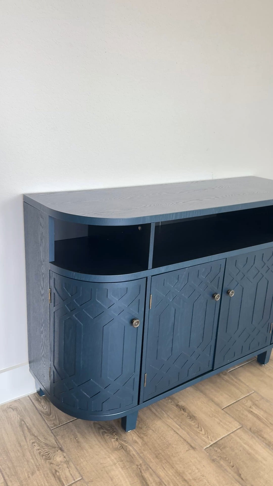 Navy blue chest also comes in black! I'm using it for a coffee station! 