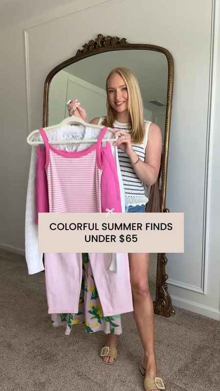 Colorful summer finds! J.Crew Factory try on haul! Summer outfits // summer dresses // summer sweaters // summer tops // summer shorts // J.Crew Factory 

#LTKSeasonal #LTKStyleTip