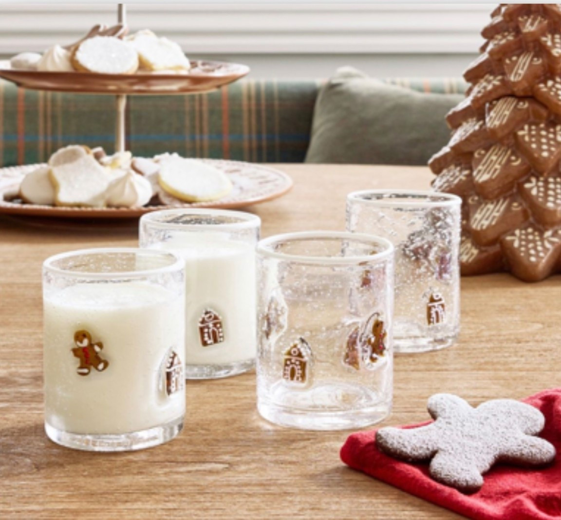 Gingerbread Glasses BACK IN STOCK 

#LTKSeasonal #LTKHoliday #LTKHome