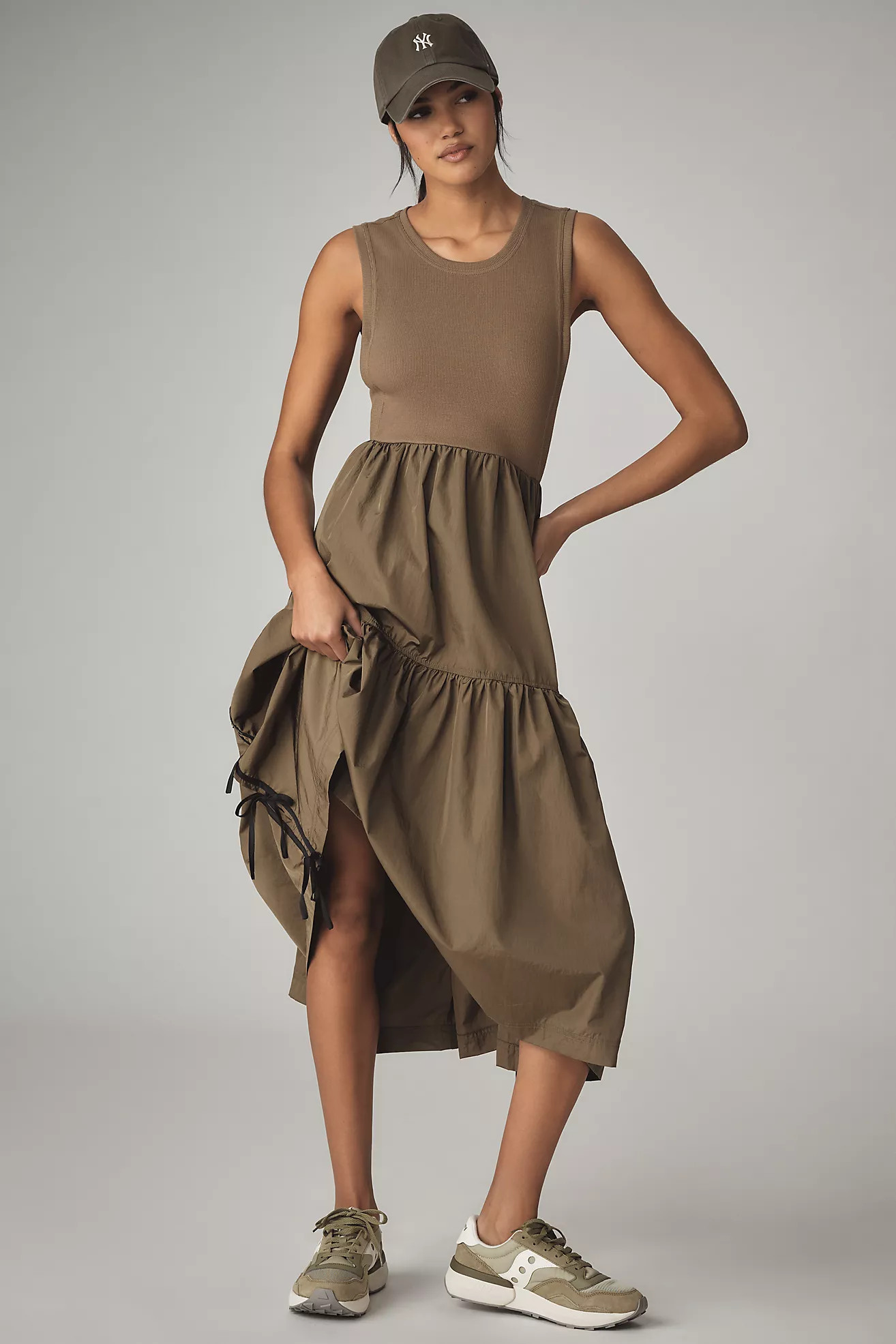 The Bowline Tiered Midi Dress by Daily Practice | Anthropologie (US)
