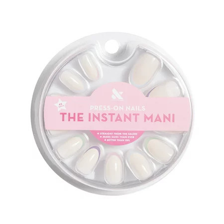 Olive & June Press-on Artificial Nails Oval Medium Pastel Rainbow French Multi-Color 42 Ct | Walmart (US)