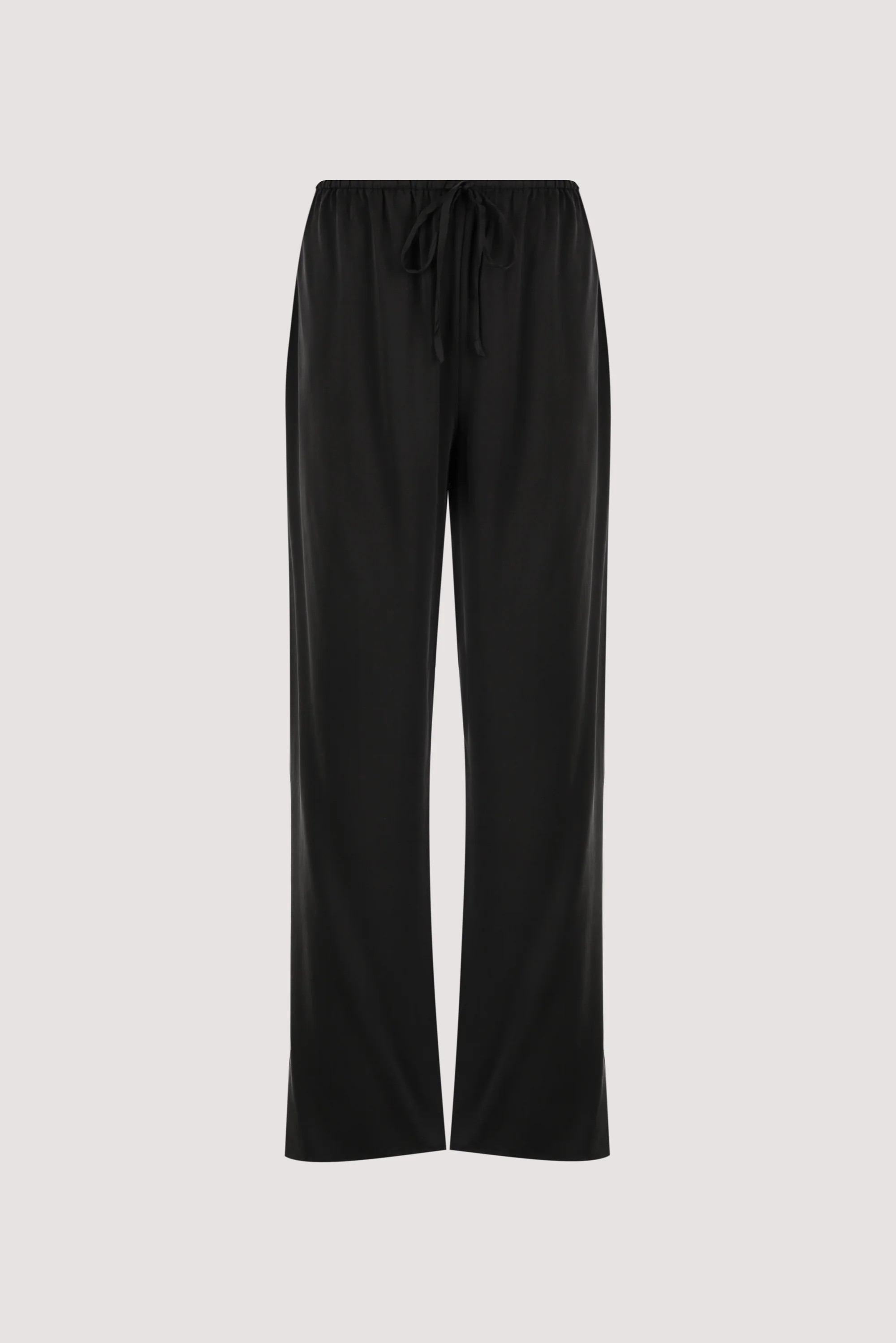 PERCY BLACK SILK PANT | DISSH