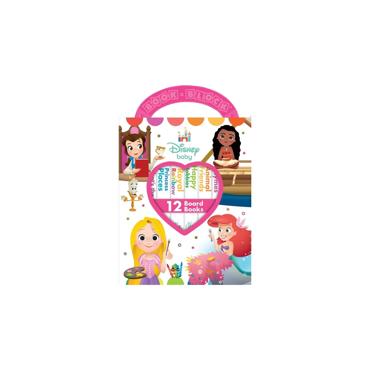 Disney Baby Princess - My First Library 12 Board Book Block Set - by Phoenix | Target