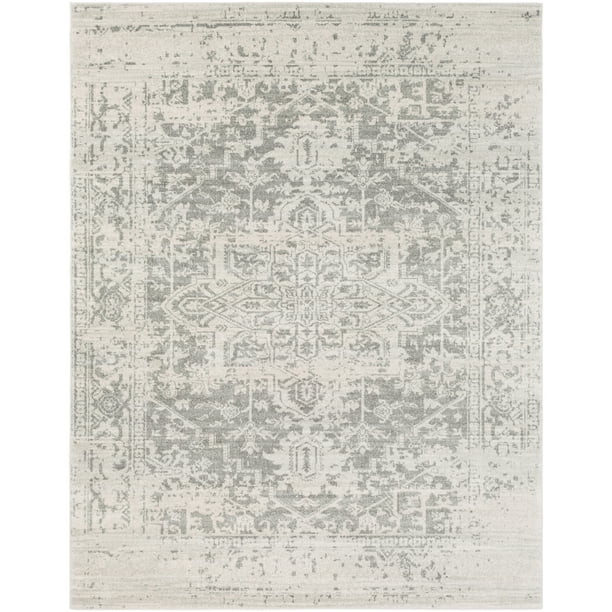 Art of Knot Lefevre Gray Traditional 7'10" x 10'3" Area Rug | Walmart (US)