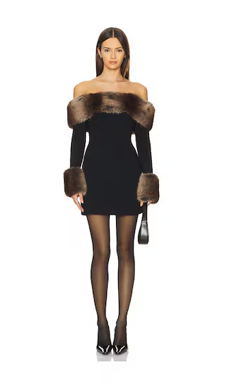 Elspeth Dress in Black & Machiatto | Revolve Clothing (Global)