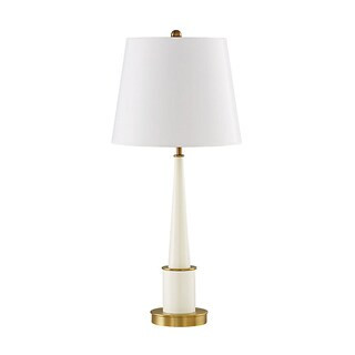 Didi Table Lamp with USB Port & Antique Brass Accents | Ballard Designs, Inc.