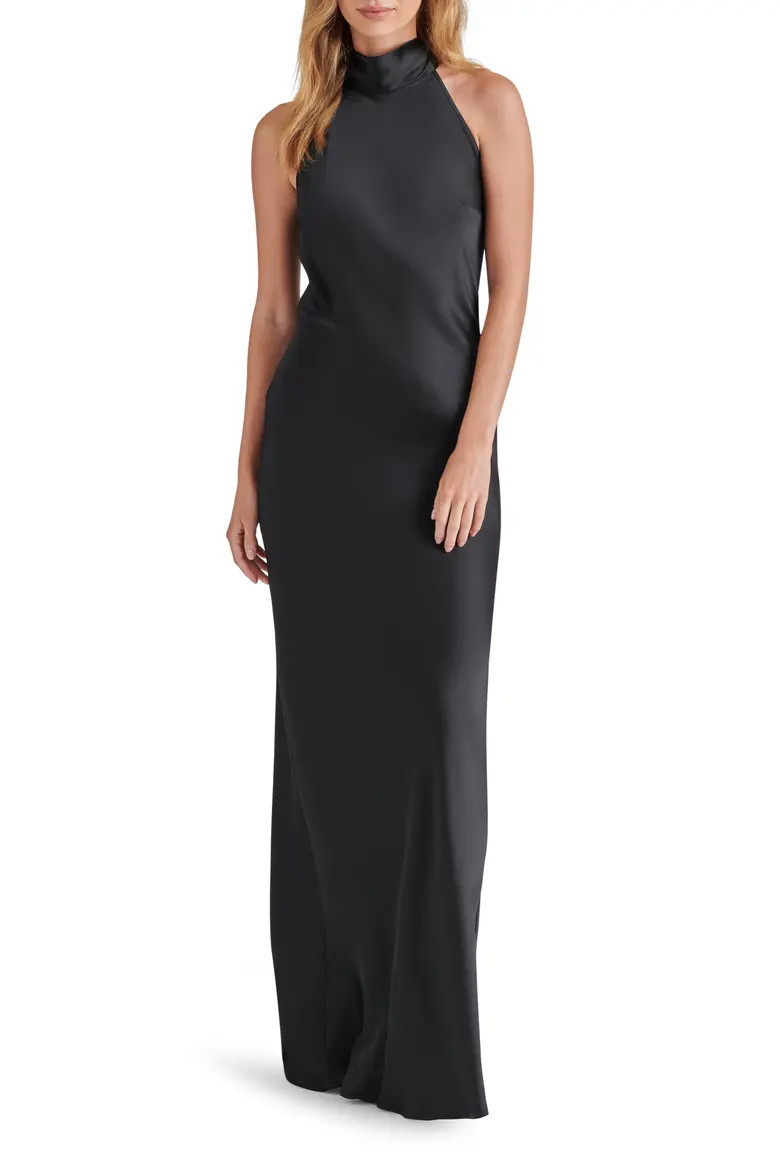 Steve Madden Lara Satin Bias Cut Maxi Dress (Women) | Nordstrom | Nordstrom