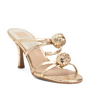 Leather Linzy Heeled Sandals | Marshalls