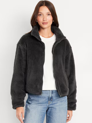 Sherpa Zip Jacket | Old Navy (US)