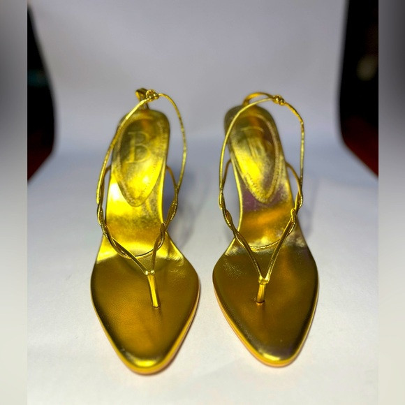Bydose gold knot heels - brand new size 36 | Poshmark