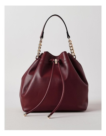 Vanessa Bucket Bag in Merlot | Myer