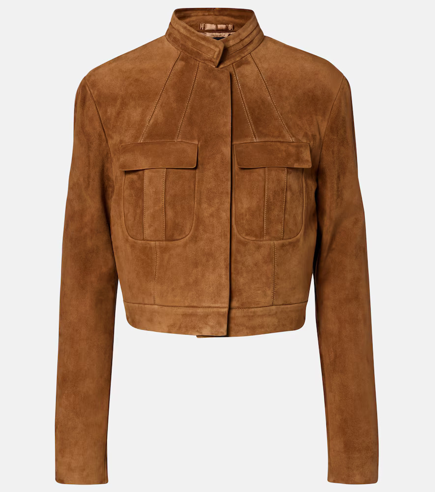 Tom Ford Cropped suede jacket | Mytheresa (US/CA)