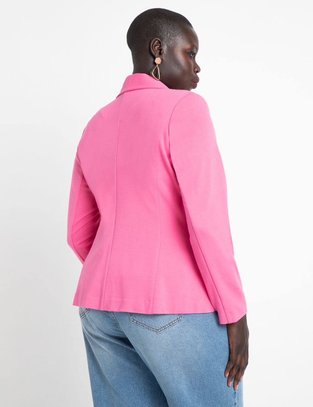 Double Breasted Blazer | Women's Plus Size Coats + Jackets | ELOQUII | Eloquii