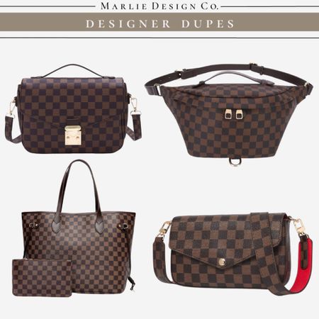 LV Designer Dupes | affordable bags | sling bag | cross body bag | never full bag | tote | satchel | purse | handbag | checkered bag | designer dupe | Walmart finds 

#LTKstyletip #LTKunder50 #LTKitbag