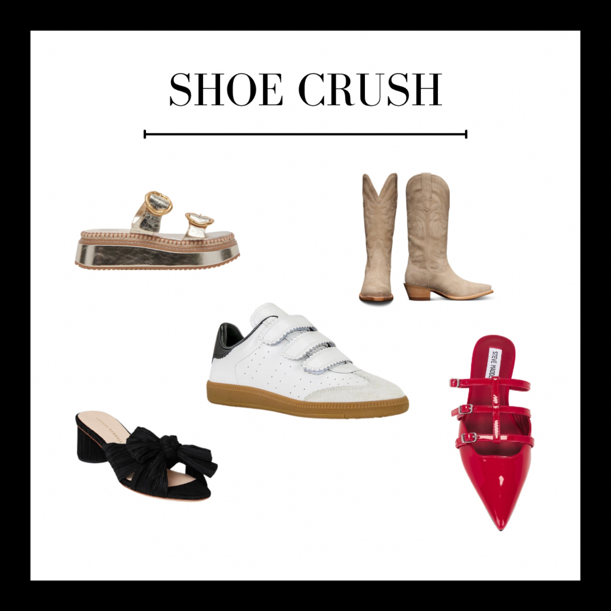 Trending summer shoes for 2024 

Isabel marant, Steve Madden, tecovas cowboy boots, cowboy boots, loeffler randall, dolce vita shoes, metallic sandals, summer 2024 shoes, cute sandals 2024, shoes for work 

#LTKshoecrush #LTKstyletip #LTKworkwear