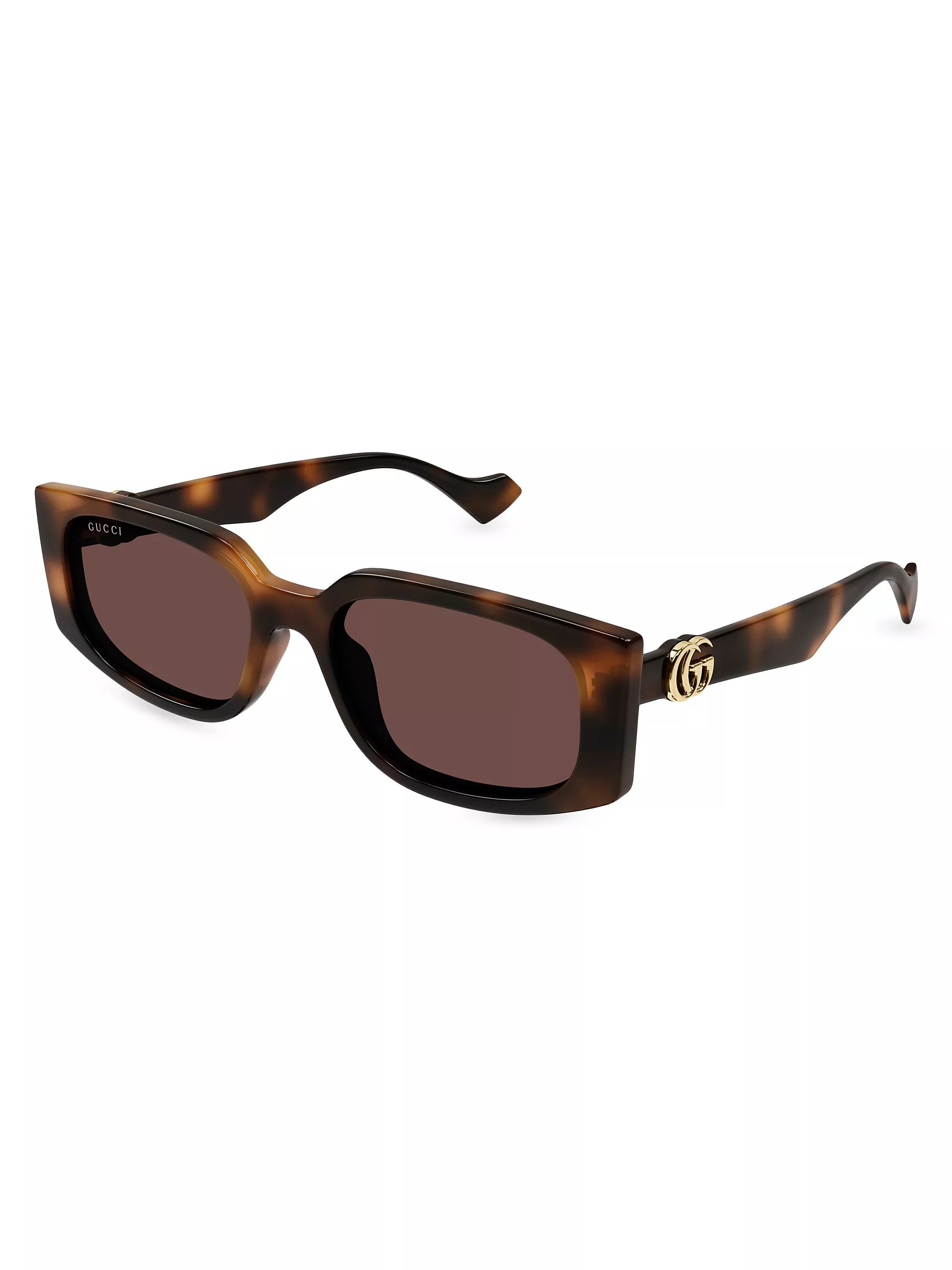 GG Generation Light 55MM Rectangular Sunglasses | Saks Fifth Avenue