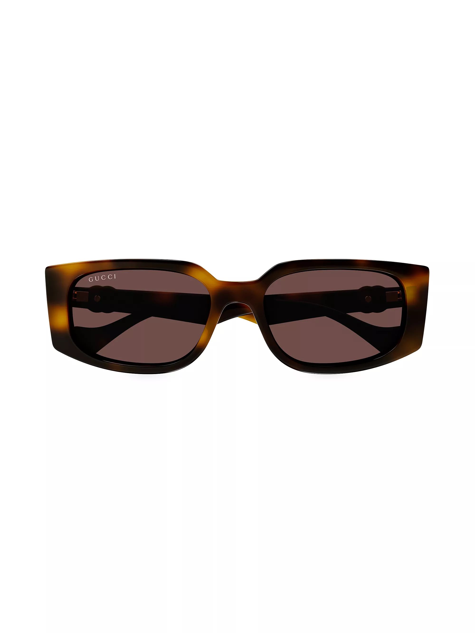 GG Generation Light 55MM Rectangular Sunglasses | Saks Fifth Avenue