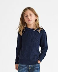 Boys Shaker Stitch Sweater - blue | The Children's Place